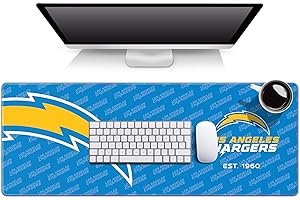 YouTheFan NFL Los Angeles Chargers Logo Series - Sottomano da scrivania SMU