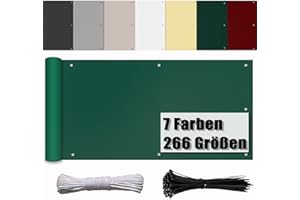 UFAMILUK brise vue balcon cache vue balcon brise vue toile jardin occultant terrasse sur mesure resistant portail exterieur bache pour balcon jardin exterieur anthracite gris blanc impermeable protection