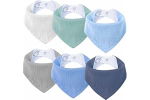 SLOSH Baberos Bebe Recien Nacido Algodón Bebé Niña Niño Bandanas