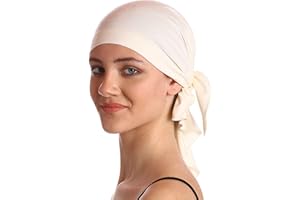 DERESINA HEADWEAR Deresina Bandana Unisexe en Coton et Bambou pour Perte de Cheveux, Cancer, chimiothérapie
