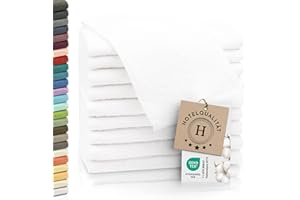 ‎ZOLLNER ZOLLNER 10er Set Gästehandtücher - weiche und saugstarke Handtücher - waschbar bis 95°C - Baumwolle - 30x50 cm in weiß