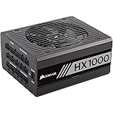 Corsair CP-9020139-UK HX1000 1000 W 80+ Platinum Fully Modular Power Supply Unit - Black