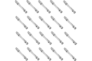 TERF® M6 X 45mm Cam Fixing Dowel Screw M6 (6mm) X 45mm Flat Pack Furniture Fixing Joint Connector Bolt for Wardrobe Drawer Closet Bed Cabinet Cupboard Professional Carpenters Use - Pack of 20