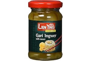 Lien Ying Sushi Line Gari Ginger Slices Sweet and Sour 60 g