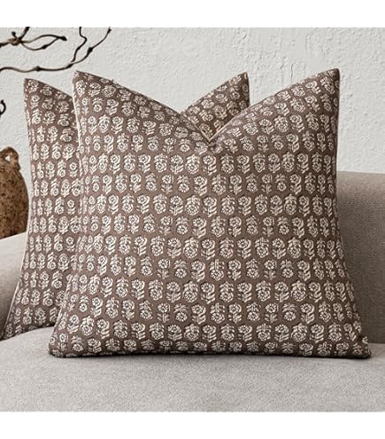 Outdoor Spring Pillow Covers Set Of 2 - Waterproof 18x18 Inch Floral Daisy Covers For Sofa, Patio, Garden Decor - View #13