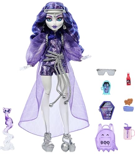 ☆限定ドール☆ モンスターハイ ハウントクチュール　スペクトラ ボンデージスト Monster High Midnight Runway Spectra Vondergeist Doll — Chubzzy