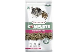 VERSELE-LAGA - Complete Chinchilla & Degu - Pienso extrusionado Todo en uno para Chinchillas y degús - 1,75kg