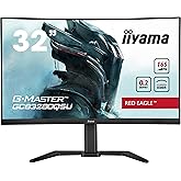 iiyama G-Master GCB3280QSU-B1 32" Curved 1500R VA LCD, 165Hz, 0.2ms MPRT, FreeSync™, 2560x1440, 350 cd/m² Brightness, 2 x HDM