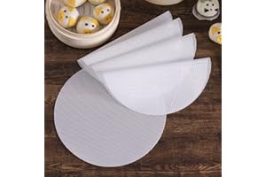 8 Pièces Feuilles Rondes de Déshydrateur de Silicone, Maille Séchoir À Fruits Tapis Déshydratant Antiadhésif pour Fruits Feui