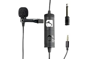 Industry Standard Sound ISSLM100 Microphone Lapel Microphone for Iphone and Android, Smartphones, Tablets and Nikon Cameras