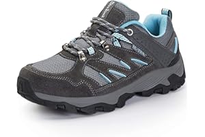 SHULOOK Wanderschuhe Damen Wasserdicht Leicht Trekkingschuhe Damen Atmungsaktiv Outdoor Schuhe Damen rutschfeste Bergschuhe Camping Walking Hiking Sneaker