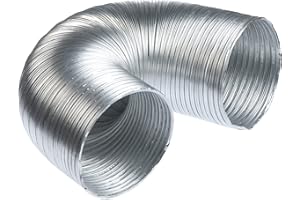 STEINBERG14 150mm / 1.5m Tubo Flessibile di Scarico in Alluminio - Tubo di Ventilazione Uscita Scarico Elemento Sistema di Alimentazione Aria Calda