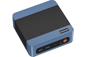 BOSGAME E5 Mini PC, Ryzen 5400U (upp till 4,0 GHz), 8 GB DDR4, SSD