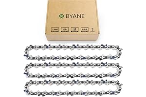 3 BYANE Sägeketten 1/4" 1,1 mm 64 TG 30 cm Schwert Version 2024 rückschlagarm kompatibel mit Stihl Kettensägen MSA 60 MSA 70 MSA 120 MSA 140 MSA 160 MSA 200 MS 151