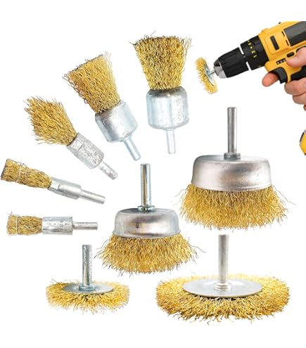 Treki 20pcs Wire Brush Set,3/32 Inch (2.38mm) Round Shank Extended - View #7
