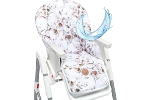 TOTSY BABY Sitzverkleinerer für Hochstuhl Baby Sitzkissen Stuhl - Kinder Sitzauflage für Ikea Peg Perego Kinderhochstuhl Chair Cover für Kinderstuhl Babystuhl und Hochstühle Blätter