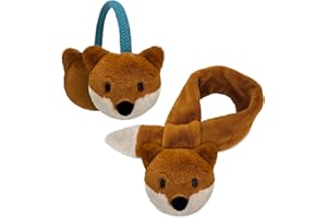 GIFTS TREAT Niños Niñas Orejeras Niños Orejeras ajustables Calentador de orejas con patrón animal