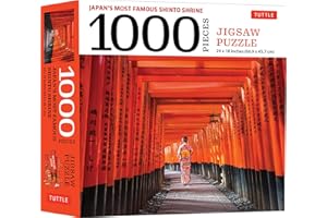Japan's Most Famous Shinto Shrine - 1000 Piece Jigsaw Puzzle: Fushimi Inari Shrine in Kyoto: Finished Size 24 x 18 inches (61 x 46 cm)