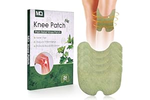 SITARCMIN 24 Stück Schmerzpflaster Knie, Wermutpflaster zur Schmerzlinderung, Natürlichen Pflanzlichen Schmerzaufkleber für Knie- und Nackenschmerzen und Muskelkater