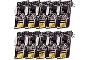 AZDelivery 10 x NRF24L01 + 2.4GHz Wireless RF Transceiver Modul compatible with Arduino Including E-Book!