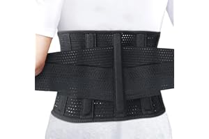 SYXUPAP Faja Lumbar para Espalda, Cinturón Lumbar Soporte Ayuda a Aliviar Dolor y Prevenir Daños, Ciática, Estenosis Espinal, Escoliosis o Hernia de Disco