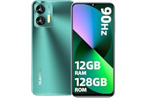 OUKITEL C36 Mobile Phone Without Contract, 12GB + 128GB/1TB Expandable, 5150mAh 6.56 Inch HD+ Display, Android 14 Cheap Smartphone 4G, Octa Core Processor, 13MP Panorama Camera, Dual SIM 3 Slot, Wi-Fi