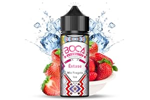 BOCAAROMATIC Aroma Extase 30ml - Gusto Fragola e Fragolina di Bosco con Finale Ice | Aroma Alimentare in Flacone Chubby Gorilla 120ml | Aroma Fruttato | 100% Prodotto in Italia | BOCA AROMATIC