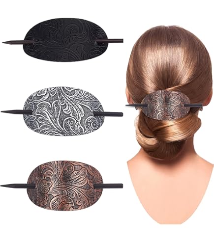 Pinces à cheveux peintes à la main