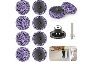 OBA 10 pezzi Dischi a strappo, disco sverniciatore da 50mm per trapano, sverniciatore efficiente per legno, metallo e altro, rimozione di ruggine e ossidazione