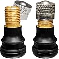 Valves Tubeless Pour Trottinette électrique - Lot De 4 Valves Droites, Compatibles Xiaomi M365, Ninebot Max G30 - En Métal Et Caoutchouc - 9