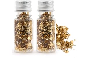 Lifeant 1 Feuille d'or Multifonctions en Bouteille Décoratif Papier