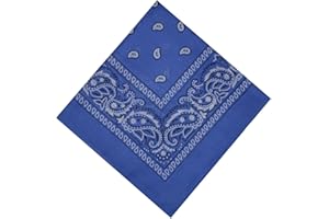 SCHALS & TÜCHER Bandana 100% Coton Original Paisley Foulard accessoire Bandeau cheveux Echarpe Mouchoirs Homme Femme Enfant
