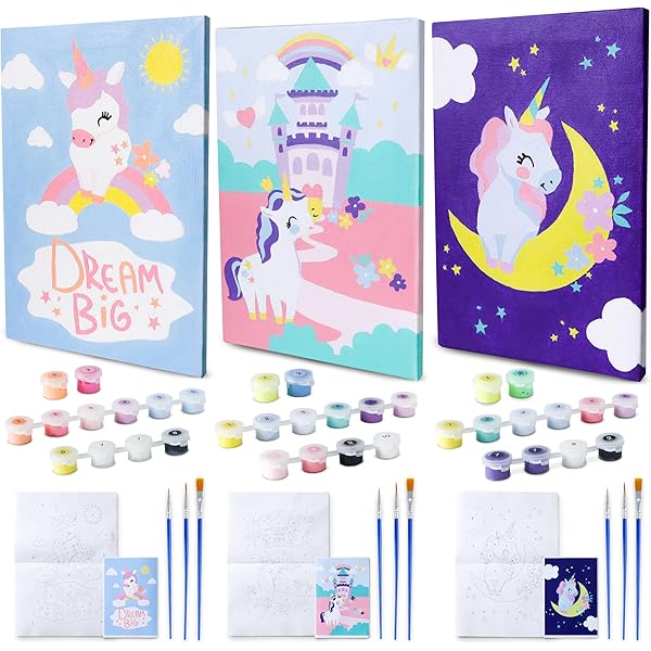 Hifot Kawaii Eenhoornrugzak voor meisjes en peuters, lichte boekentas
