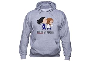 EUGINE DREAM You Are My Person Meredith Grey Cristina Yang Unisex Sudadera con Capucha
