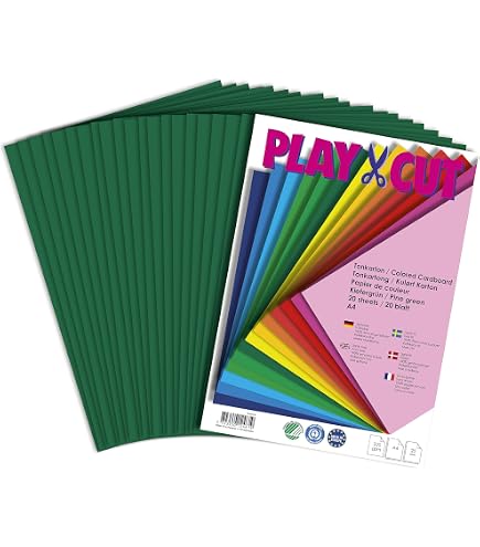 Papier Vert A4 170g Sirio Color - 10 Feuilles Carton Argile Pour Créations, Mariage Et Invitations