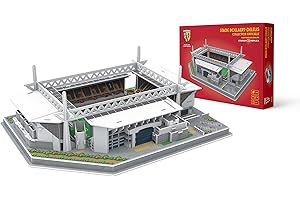 MEGABLEU - Stadion 3D Bollaert Rc Lens Puzzle, 678297, szary/czerwony/żółty, 31Lx22,8l