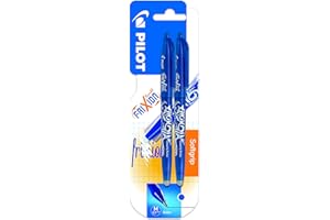 Pilot - Frixion Ball - Bolígrafo borrable, 2 unidades, color azul