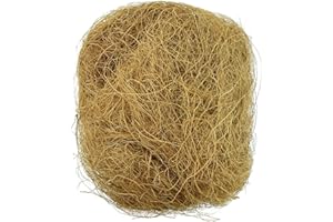 SHUANGLIAO Nistmaterial Für Vögel, Natürliche Kokosfaser, 100 G Vogelnest Haustiermatte, Gelten Pflanzenschutz Bonsai Kokosnussfaser, Nistmaterial Aus Kokosfaser Für Papageien, Tauben