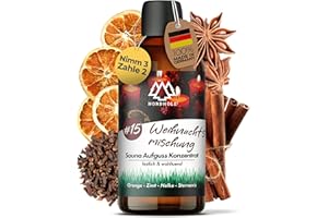 ‎NORDHOLZ NORDHOLZ® Saunaaufguss - Sauna Aufgussmittel premium Qualität [24 Sorten - 100ml] besonderer & natürlicher Sauna Duft für intensive & erholsame Momente - Perfektes Sauna Zubehör