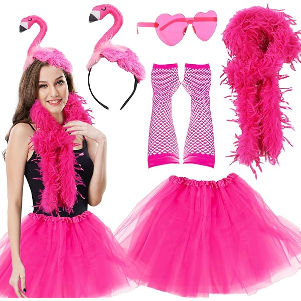 Rosa Flamingo-Stirnband – Niedlicher Haarschmuck Für Damen, Ideal Für Party, Karneval Oder Hawaii-Theme