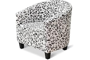 ‎JIANYANA jianyana Wannenstuhl Bezug, Tub Stuhlhussen, Sessel Überzug Elastisch Clubsessel Anti-Rutsch für Esszimmer Wohnzimmer Büro Empfang Stuhlbezug
