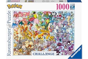Ravensburger - Puzzle Adulte - Puzzle 1000 p - Pokemon - Challenge Puzzle - 15166