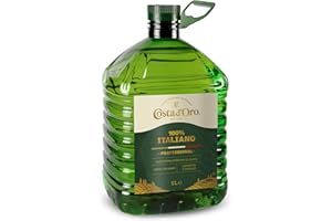 COSTA D'ORO Costa d’Oro – 100% Italiano 5L. Olio extravergine di oliva estratto a freddo da olive 100% italiane. PET da 5L.