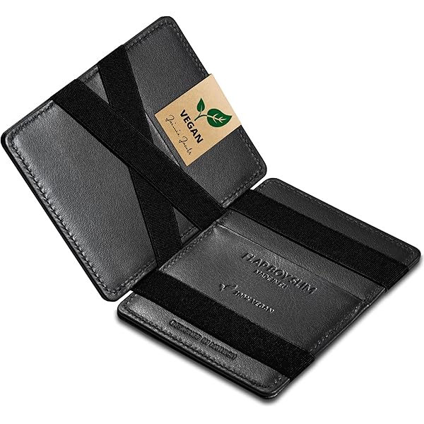 Rfid Portomonee GenTo® LAS VEGAS Magische Portemonnee - Met/ Zonder Muntvak - TÜV-geteste RFID Bescherming - Compact & Slim Design - Veganistisch Kunstleer Dames Portemonnee Muntvak