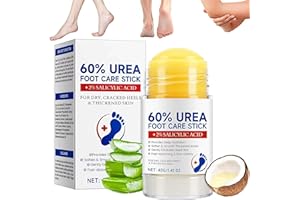 CHENDUORAN Crema Urea 60%, Crema para Pies Secos y Agrietados, Barra Reparadora Talones Agrietados, Manos y Codos, Suaviza Callos y Grietas, 40g