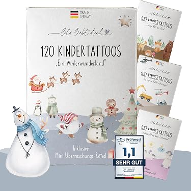 Temporäre Meerjungfrau-Tattoos – 4–6 Tage Haltbar, Einfach Anzuwenden & Abwaschbar, 20x15cm Bogen