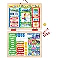 Melissa & Doug My First Wooden Daily Wooden Magnetic Calendar for Kids | Wooden Toys | Developmental Calendar Board | Educational Toy | 3+ | Gift for Boy or Girl
