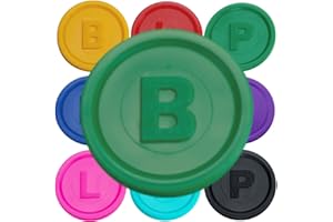 Jetons marqués avec la lettre B, P ou L - 14 couleurs disponibles - SchwabMarken