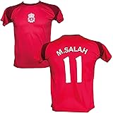 Generico Maglia Calcio Mohamed Salah 11 Home Liverpool Ufficiale Autorizzata Taglie da Adulto e Bambino