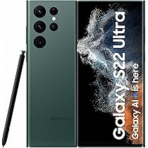 Samsung Galaxy S22 Ultra 5G (Green, 12GB, 256GB Storage) with No